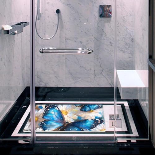 Bath Tub Shower Mat, Washable Bathtub Floor Mats, Suction Cups and Drain Holes - Image 5