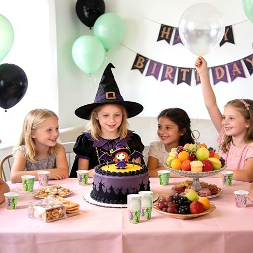 WRAPAHOLIC 3oz Witch Birthday Bathroom Cups - Image 7