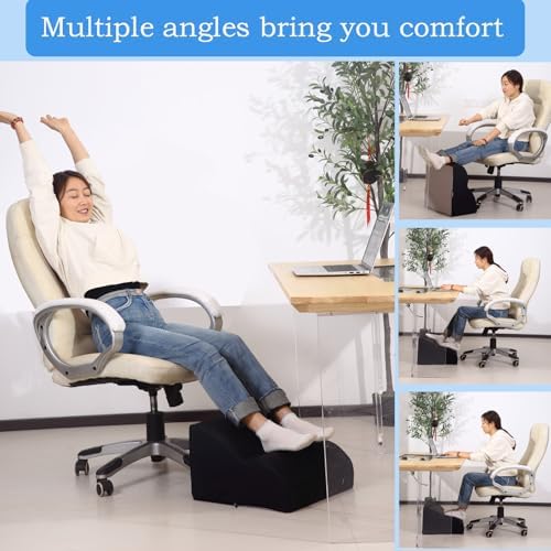 Foot Rest for Under Desk at Work.Multifunctional 3-Tier Foot Stool - Image 5