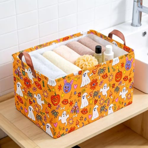 NTAO Gift Storage Basket Empty for Halloween, Storage Bin - Image 6