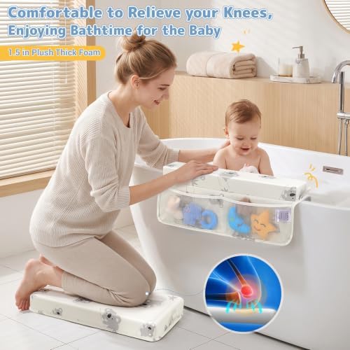 Comfortable Baby Bath Kneeler and Elbow Rest Pad Set - Image 2