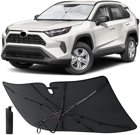 EcoNour Windshield Sunshade for Toyota RAV4 2019-2025 | Front Windshield Sun by EcoNour