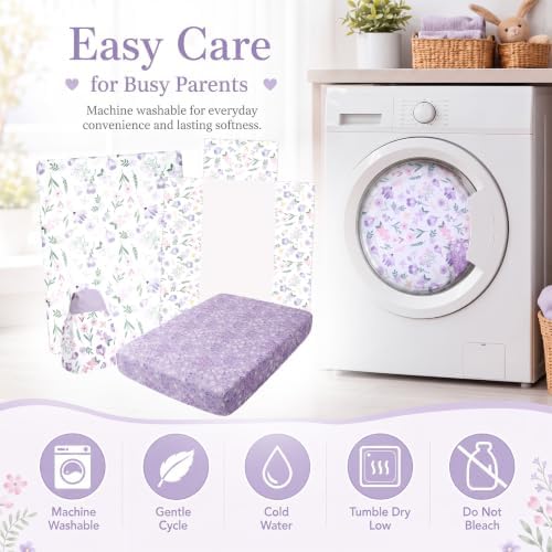 Hahafelt 4 Pieces Crib Bedding Set - Image 6