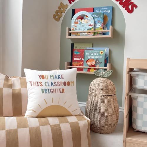Boho Classroom Homeschool Decor Pillow Cover 18x18 - Image 7