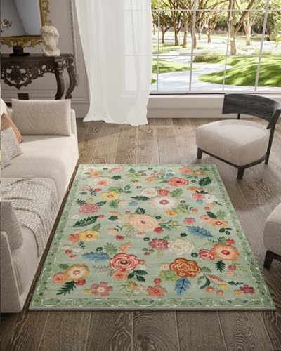 3x5 Bedroom Area Rug Washable: Throw Rugs by palohom