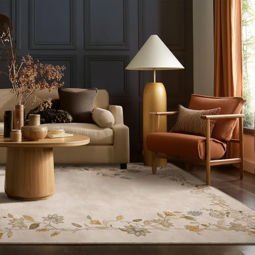 5x7 Area Rugs for Living Room: Washable Bedroom Rug Non Slip Large Carpet - Image 5