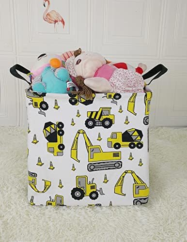 Square Storage Basket Gift Shelf Basket Storage Bin, Nursery Basket Organizer - Image 4