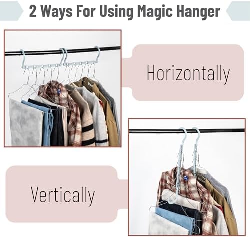 Mr. Pen- Space Saving Hangers, 360° Rotating Hooks - Image 4