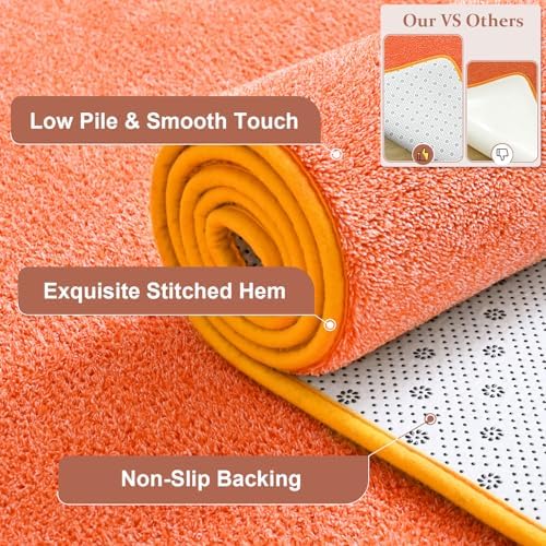 Keeko 3x5 Area Rugs for Living Room, Soft Washable Memory Foam Bedroom Rug - Image 2