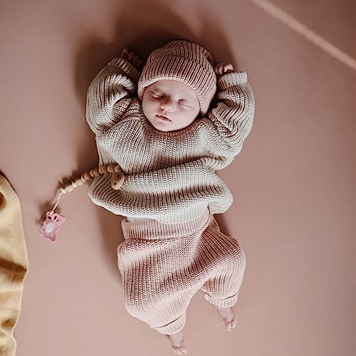 mushie Stretchy & Soft Crib Sheet | Fitted 28" x 52" - Image 3