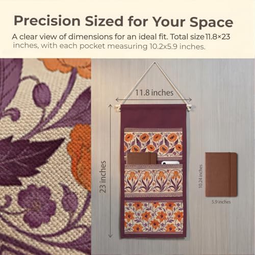 IAXIC Canvas Wall Hanging Organizer - Image 3