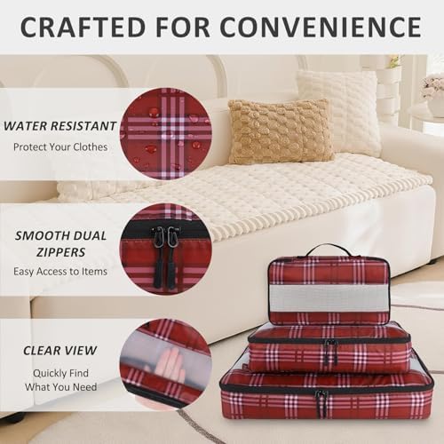 U+U 5 Set Packing Cubes, Travel Organizers - Image 2