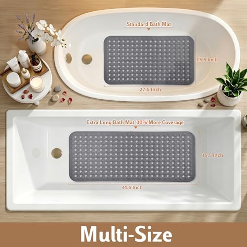 Yimobra Bathtub Mat Non Slip, Super Strong Suction Cups, Machine Washable Fast - Image 6