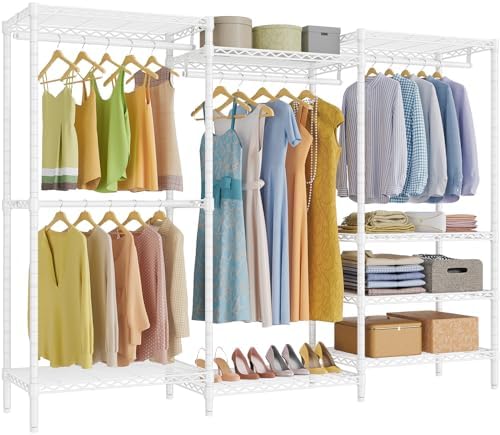 VIPEK V5 Plus Heavy Duty Clothes Rack, Large Modular Closet System by VIPEK