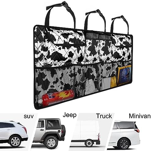 Femuar Car Trunk Organizer, Large Capacity Backseat Trunk Organizer, - Image 5
