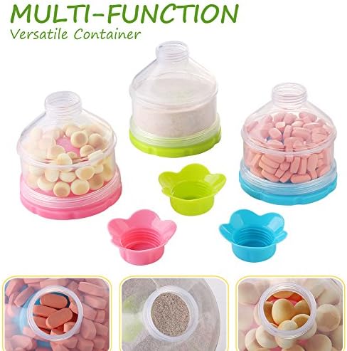 Accmor Baby Formula Dispenser, Non-Spill Stackable Formula Dispenser On The Go - Image 3