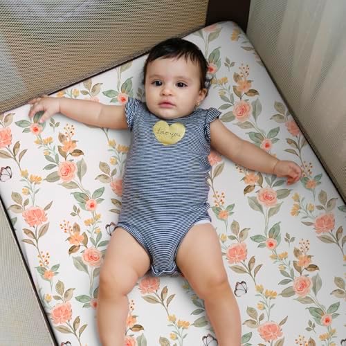Pack n Play Sheets, BROLEX 2 Pack Mini Crib Sheets, Stretchy Portable Fitted - Image 7