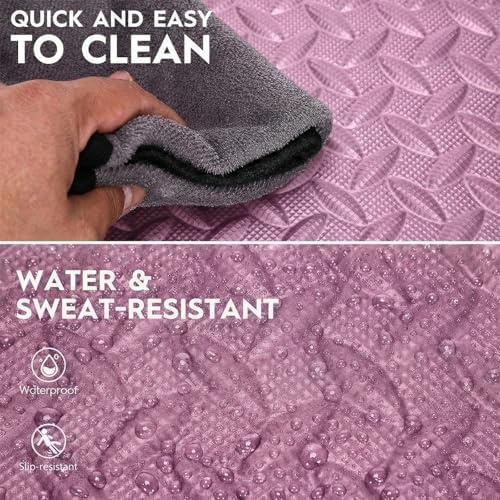 18 Pcs EVA Foam Floor Tiles, Puzzle Exercise Mat Set - Image 4