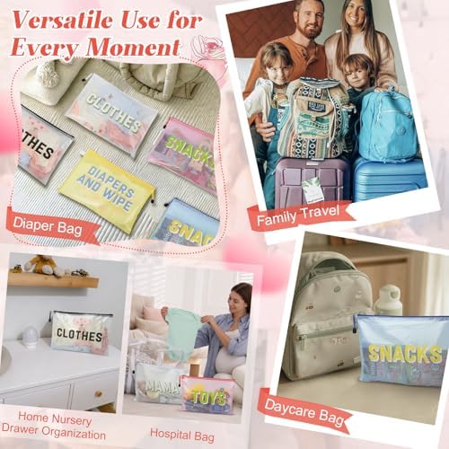 6pcs Hospital Diaper Bag Organizing Pouches - Image 7