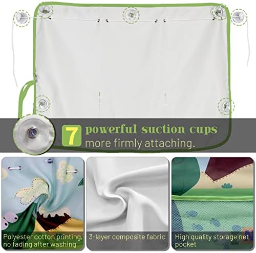 DIZA100 Car Window Shade for Baby, 2 Pack Car Sun Shades - Image 4