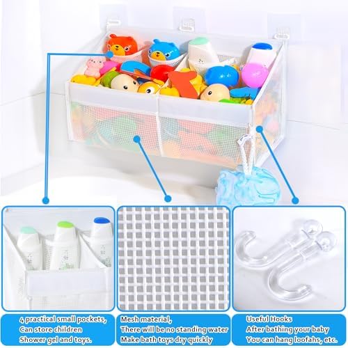 KPH Corner Bath Toy Organizer - Image 5