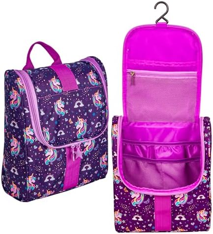 Remobia Hicol Cute Cartoon Hanging Kids Toiletry Bag Children Travel Cosmetic by Remobia+Hicol