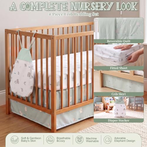Hahafelt 4 Pieces Crib Bedding Set - Image 6