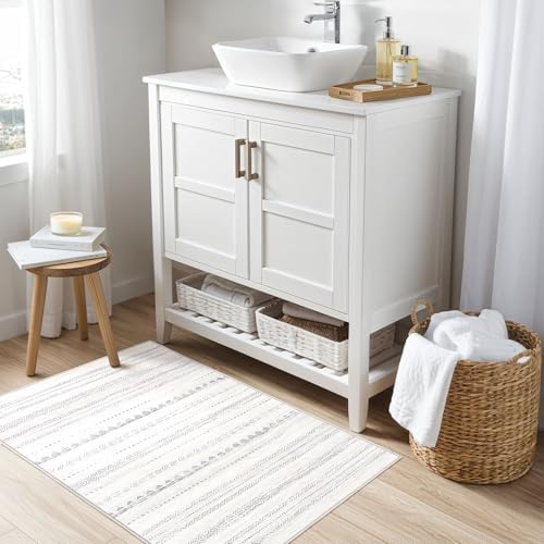 Nakagishi Boho 2x3 Washable Area Rug Non Slip Carpet - Image 5