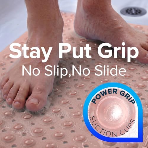SlipX Solutions 39x16 Extra Long Non Slip Bath Mat, Tub & Shower - Image 2
