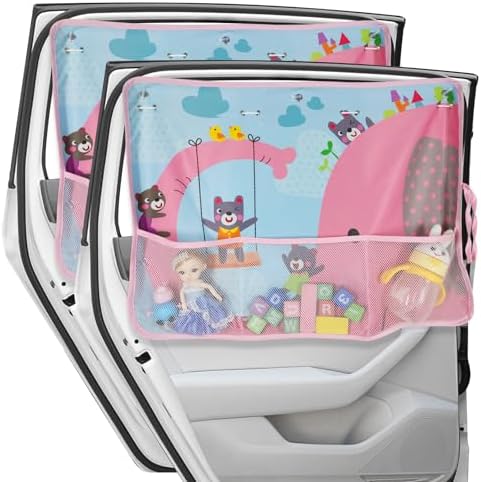 DIZA100 Car Sun Shade for Window Baby, 2 Pack Full Shade Window Shades by DIZA100