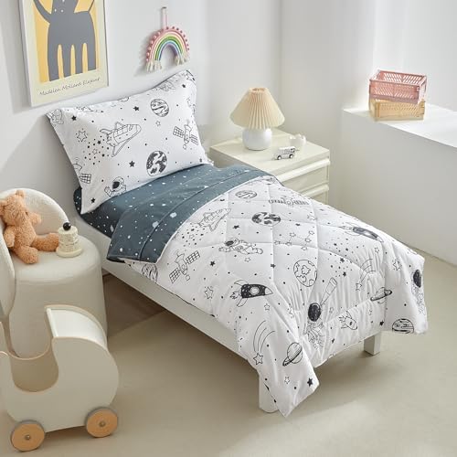 DuShow 4 Piece Toddler Bedding Set - Image 4