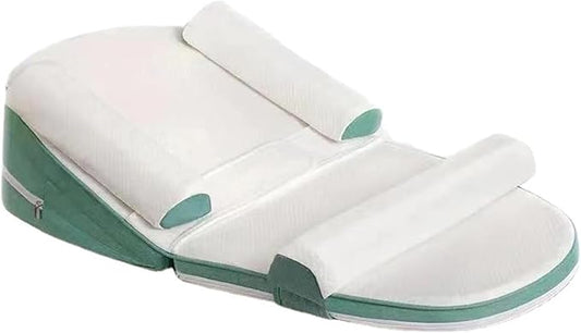 Infants Feeding Pillow, Baby Anti Overflow Feeding Pillow, Baby Multifunctional Feeding Support Pillow, Travel Portable, Removable Adjustable,Green