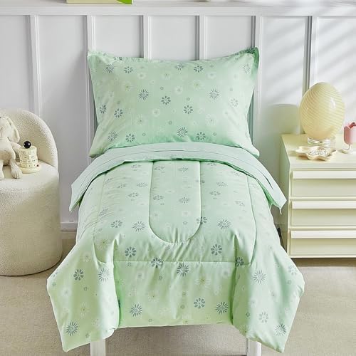 DuShow Cotton Toddler Bedding Set, 4 Piece Toddler Bed Comforter Sets, Includes by DuShow