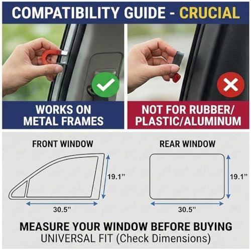 XCBYT Magnetic Car Window Shades - Image 4