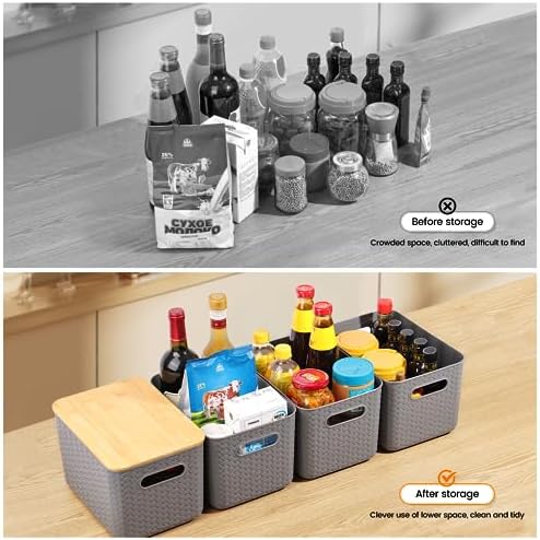 Ohmlove 4 Pack Storage Bins - Image 4