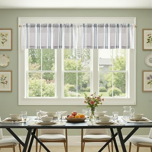 jinchan Linen Pencil Stripe Valances - Image 3