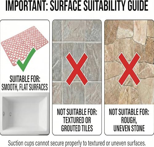Nonslip Bathtub Mat Extra Soft TPE Bath Mat - Image 2