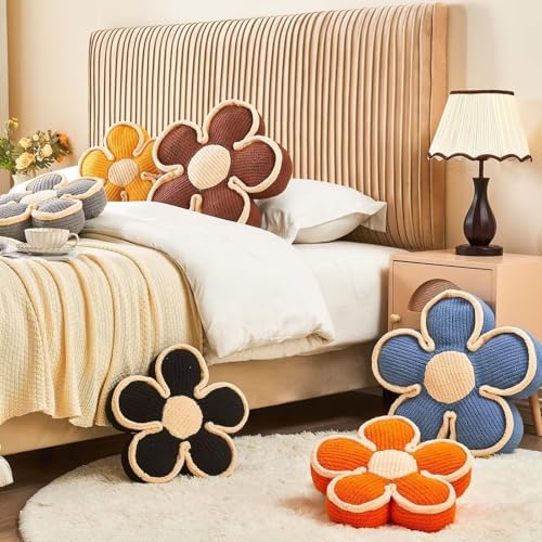 Kcvvcr Soft Flower Shaped Floor Cushion, Plush Decorative Throw Pillow - Image 5