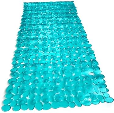 “Pebbles” Non-Slip Bathtub/Shower Mat 35"x16" Rectangular, Machine-Washable - Image 2