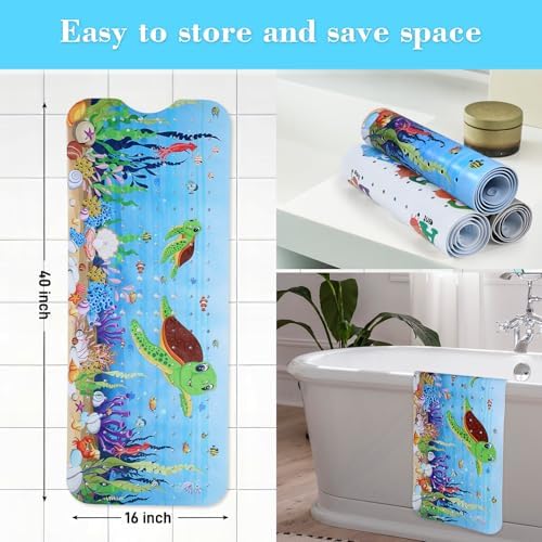 Secopad Bathtub Mat Non Slip, Cute Tub Mat - Image 6