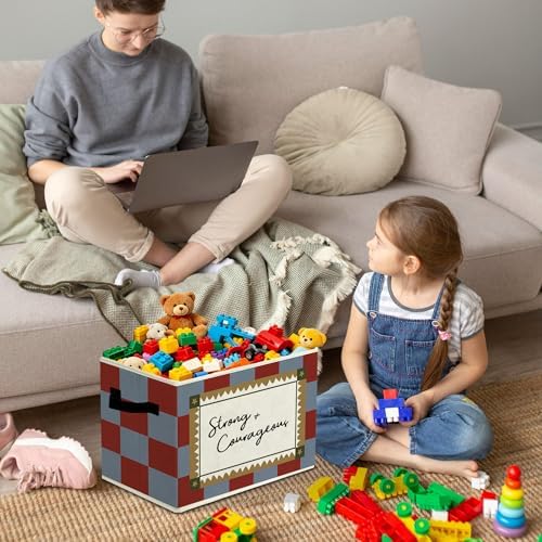 Nursery Positive Affirmation Storage Bins Box - Image 4