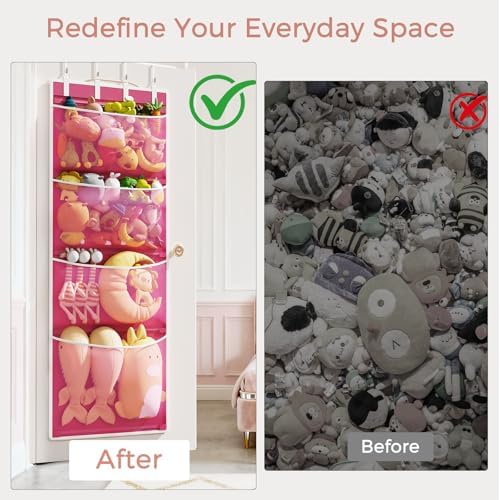 Criusia Over the Door Hanging Organizer, Extra-Large Door Storage Organizer - Image 2