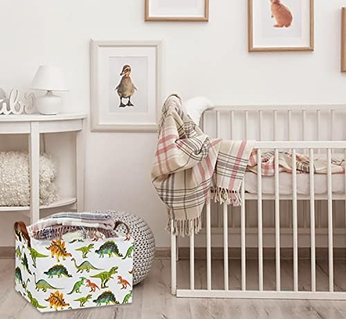Rectangular Dinosaur Basket Baby Kids Storage Basket - Image 4