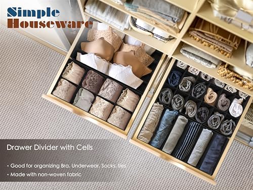 Simple Houseware 4-Pack Drawer Organizer Set - Image 6