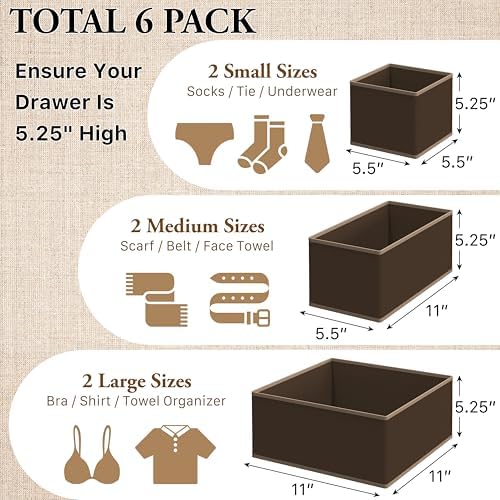 Simple Houseware Underwear Drawer Organizer - Image 2