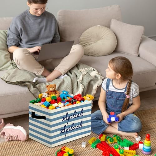 Boho Bath Time Affirmation Storage Bins Box - Image 4
