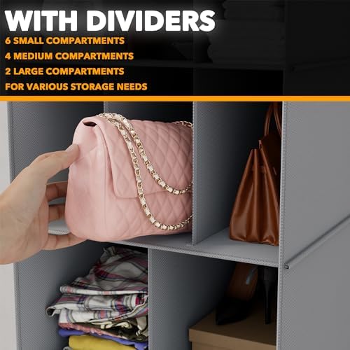 SpaceAid 2 Pack Hanging Closet Organizer and Storage - Image 4
