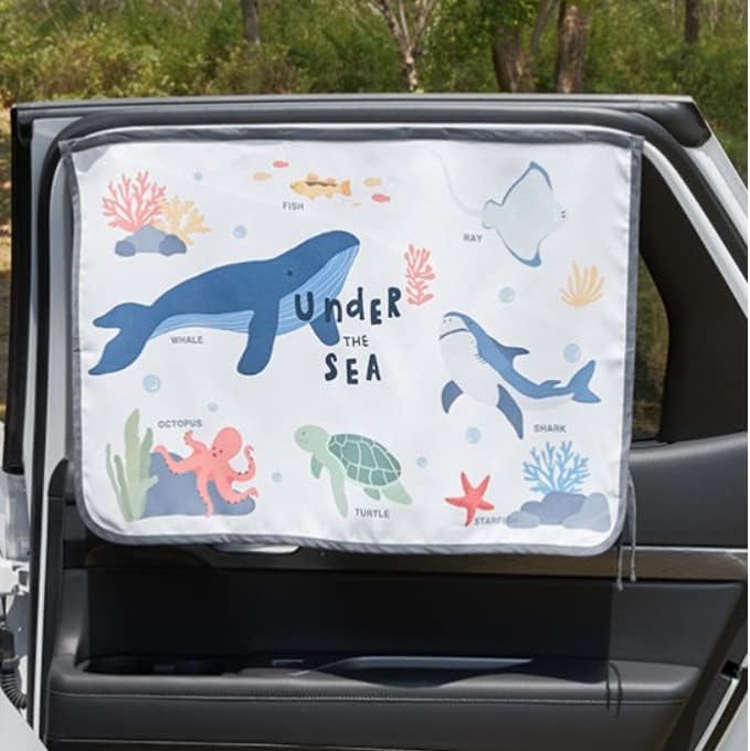 Magnetic Car Sun Shade Curtain for Side Window – Sun Blocker and UV Protector - Image 2
