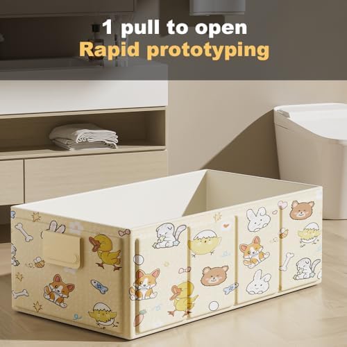 Foldable Baby Bathtub with Cute Animal Print, Portable Infant Bath Tub - Image 6