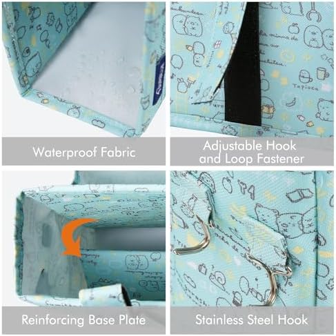 Surblue Bedside Caddy Hanging Bed Organizer Storage Bag Pocket - Image 4